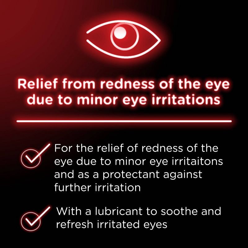 slide 5 of 8, Visine Advanced Redness + Irritation Relief Eye Drops - 0.5 fl oz, 0.5 fl oz