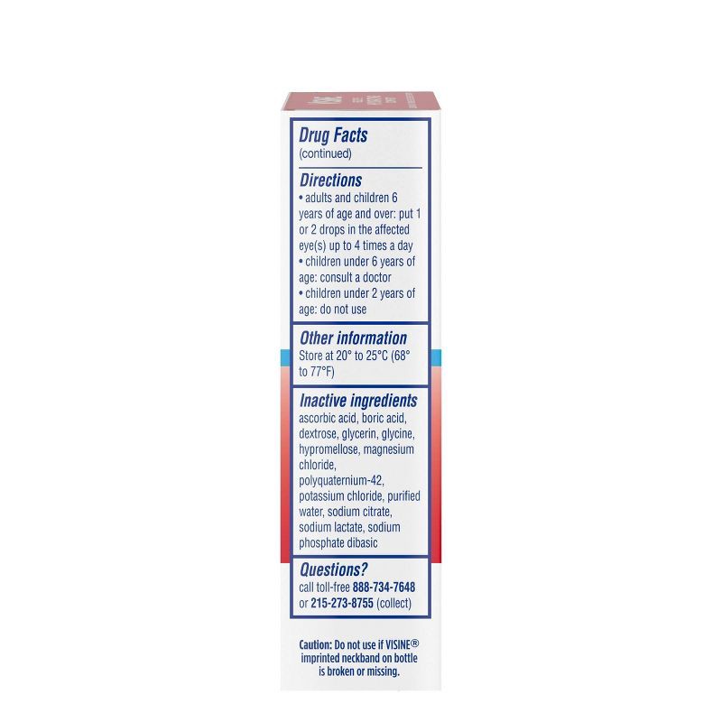 slide 5 of 6, Visine Advanced Redness + Irritation Relief Eye Drops - 0.5 fl oz, 0.5 fl oz