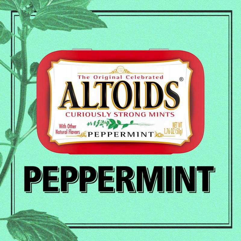 slide 2 of 8, Altoids Peppermint Breath Mints - 1.76oz, 1.76 oz