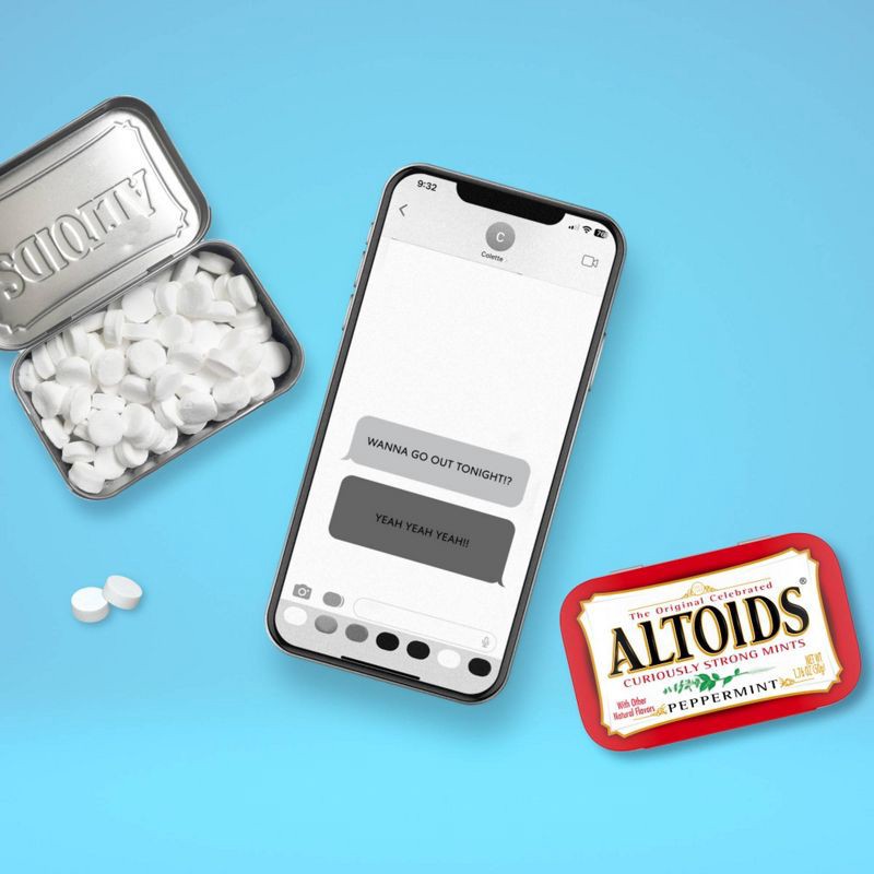 slide 4 of 8, Altoids Peppermint Breath Mints - 1.76oz, 1.76 oz