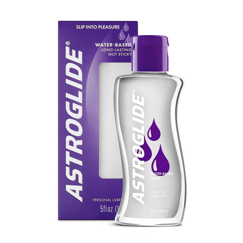 slide 1 of 8, Astroglide Liquid Water-Based Personal Lube - 5oz, 5 oz