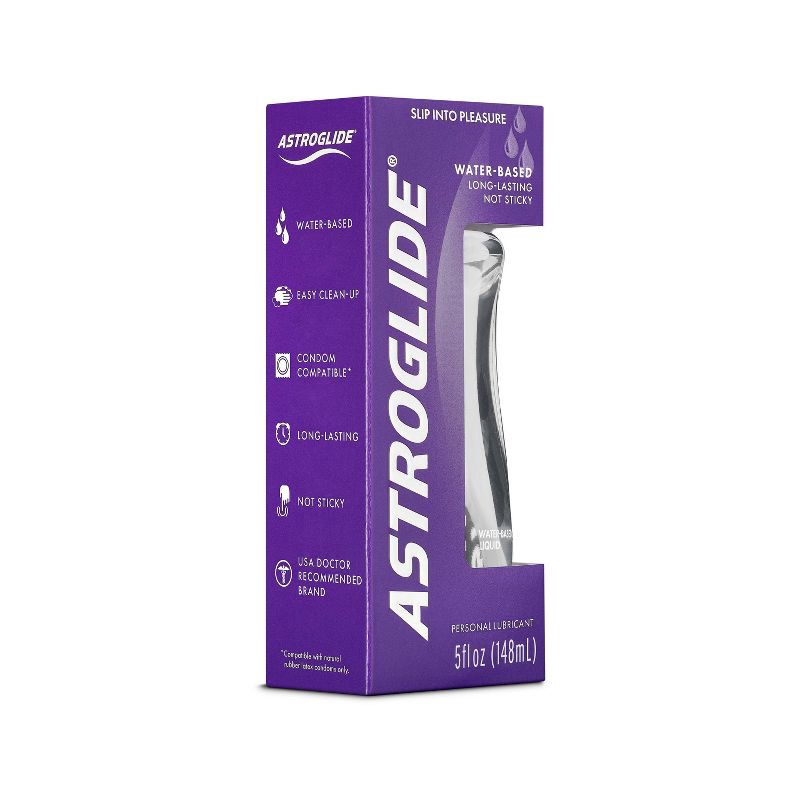 slide 7 of 8, Astroglide Liquid Water-Based Personal Lube - 5oz, 5 oz
