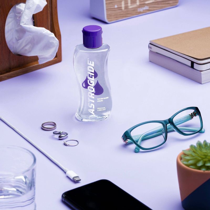 slide 8 of 8, Astroglide Liquid Water-Based Personal Lube - 5oz, 5 oz