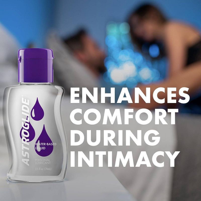 slide 3 of 10, Astroglide Water-Based Liquid Personal Lube - 2.5oz, 2.5 oz