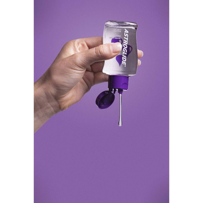 slide 9 of 10, Astroglide Water-Based Liquid Personal Lube - 2.5oz, 2.5 oz