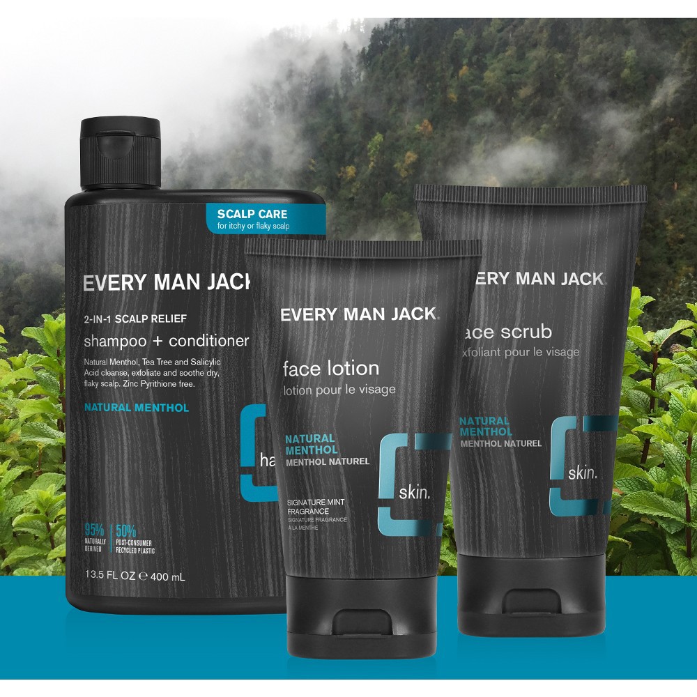 slide 3 of 6, Every Man Jack Men's Hydrating Signature Mint Post-Shave Face Lotion with Shea Butter and Vitamin E - 4.2 fl oz, 4.2 fl oz