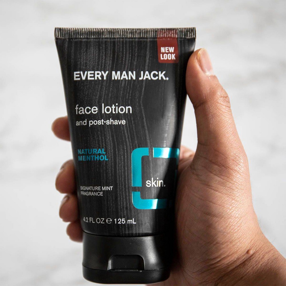 slide 5 of 6, Every Man Jack Men's Hydrating Signature Mint Post-Shave Face Lotion with Shea Butter and Vitamin E - 4.2 fl oz, 4.2 fl oz