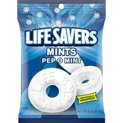 Life Savers Lifesavers Pep O Mint Hard Candy Bag - 6.25oz