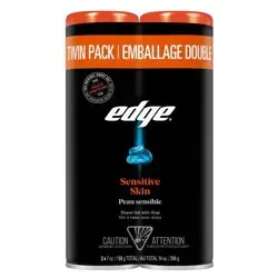 Edge Shave Gel Sensitive Skin Twinpack - 14 oz