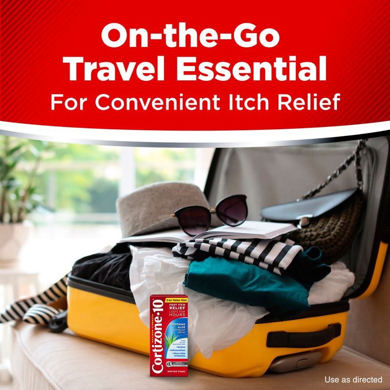 slide 8 of 12, Cortizone-10 Maximum Strength Hydrocortisone Aloe Anti-Itch Cream - 2oz, 2 oz