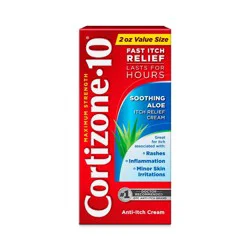 Cortizone-10 Maximum Strength Hydrocortisone Aloe Anti-Itch Cream - 2oz