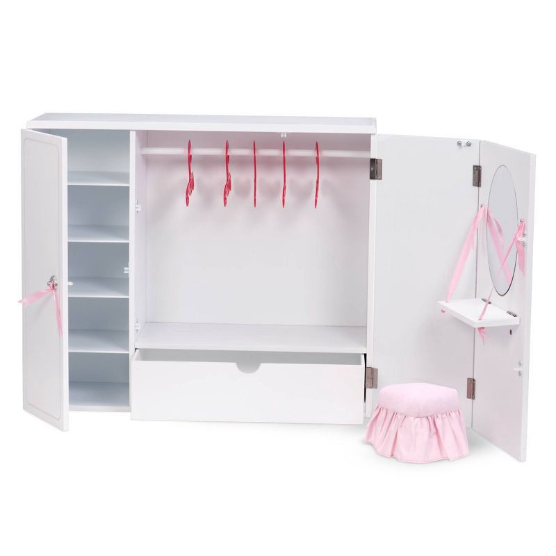slide 1 of 4, Our Generation Wooden Wardrobe - Closet for 18" Dolls, 1 ct