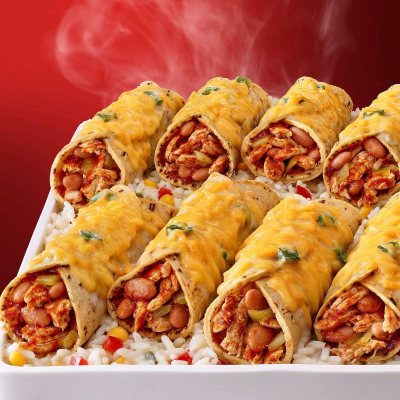 slide 2 of 8, Stouffer's Chicken Enchilada Party Size Frozen Meals - 57oz/8ct, 8 ct; 57 oz