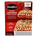 Stouffer's Large Family Size Lasagna with Meat & Sauce Frozen Meals - 57oz: High Protein, No Artificial Flavors, No Preservatives