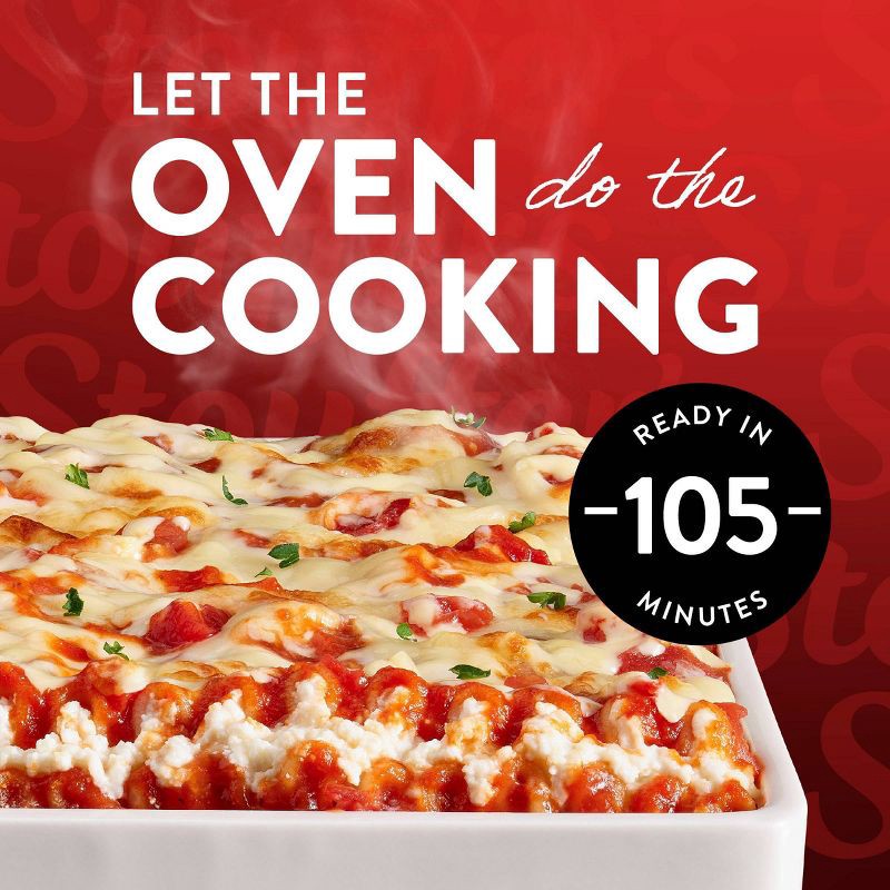 slide 3 of 10, Stouffer's Five Cheese Lasagna Party Size Frozen Dinner - 96oz, 96 oz