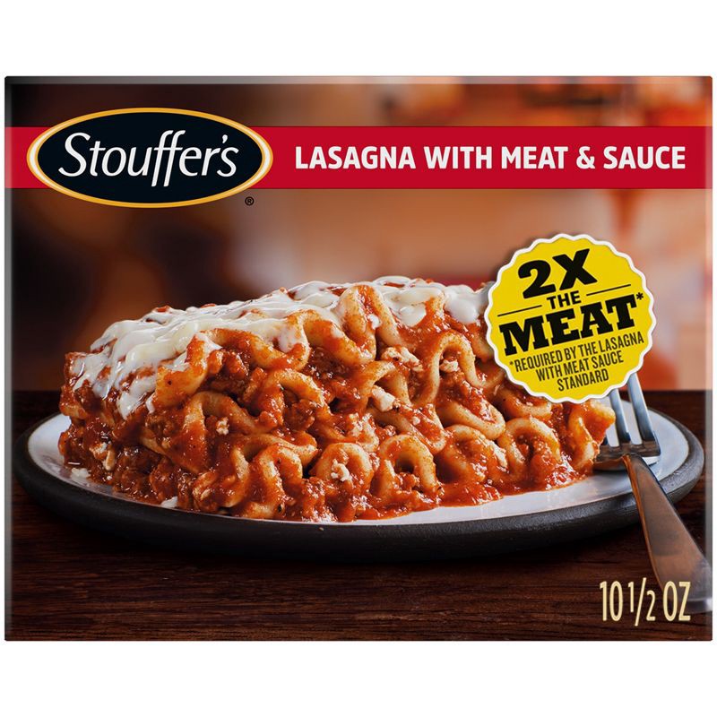 slide 11 of 11, Stouffer's Frozen Lasagna with Meat & Sauce Frozen Dinner - 10.5oz, 10.5 oz