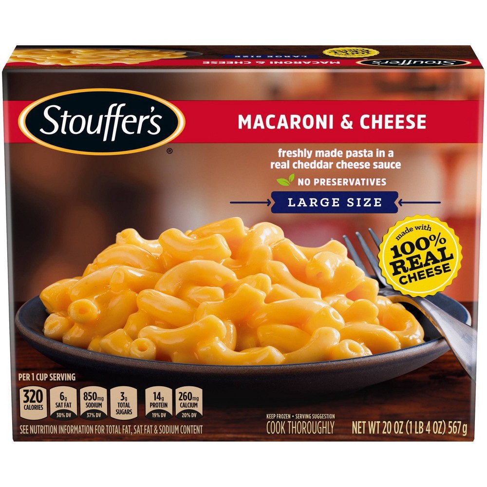 slide 2 of 9, Stouffer's Craveable Classics Macaroni And Cheese, 20 oz