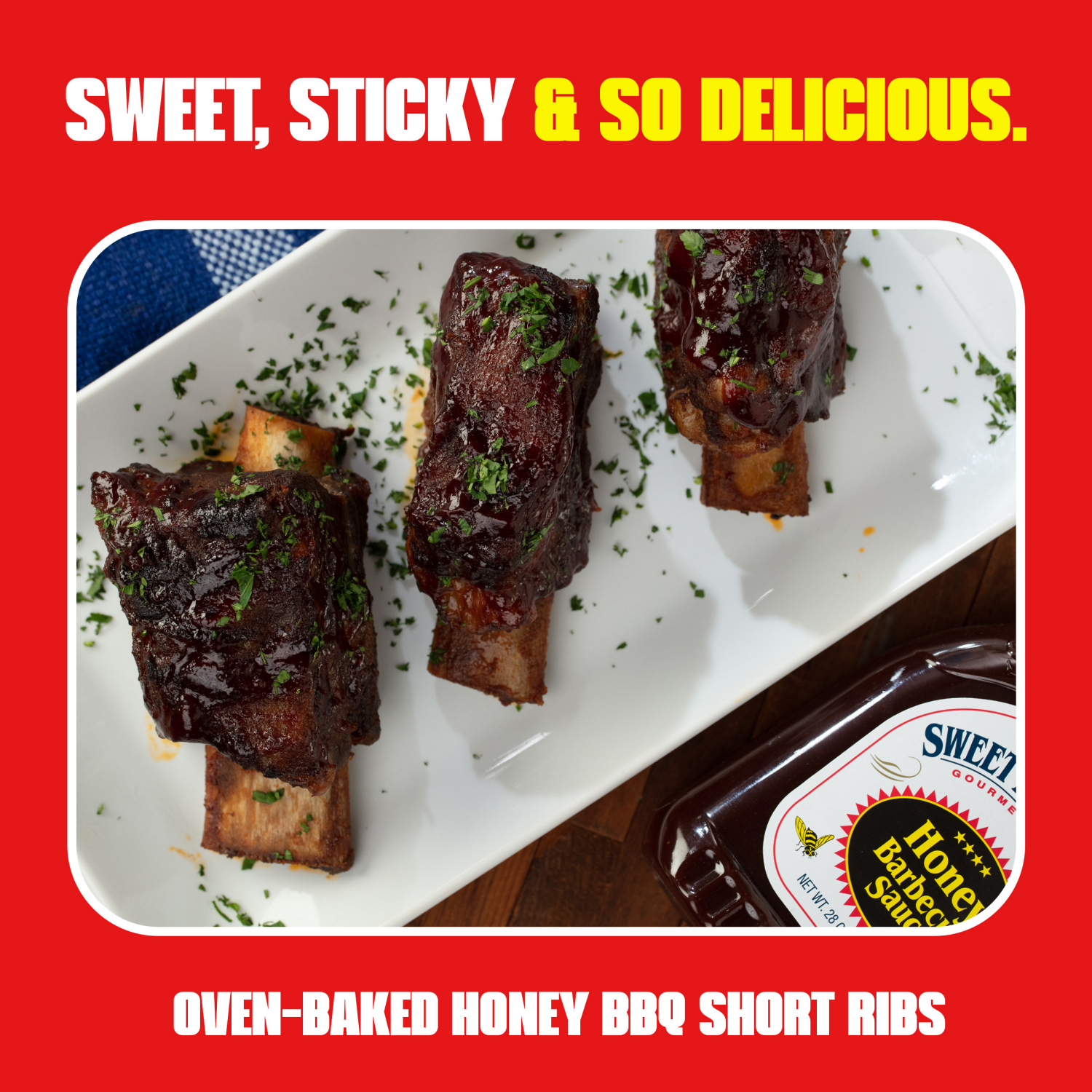 slide 6 of 7, Sweet Baby Ray's Honey Barbecue Sauce 28 oz, 28 oz