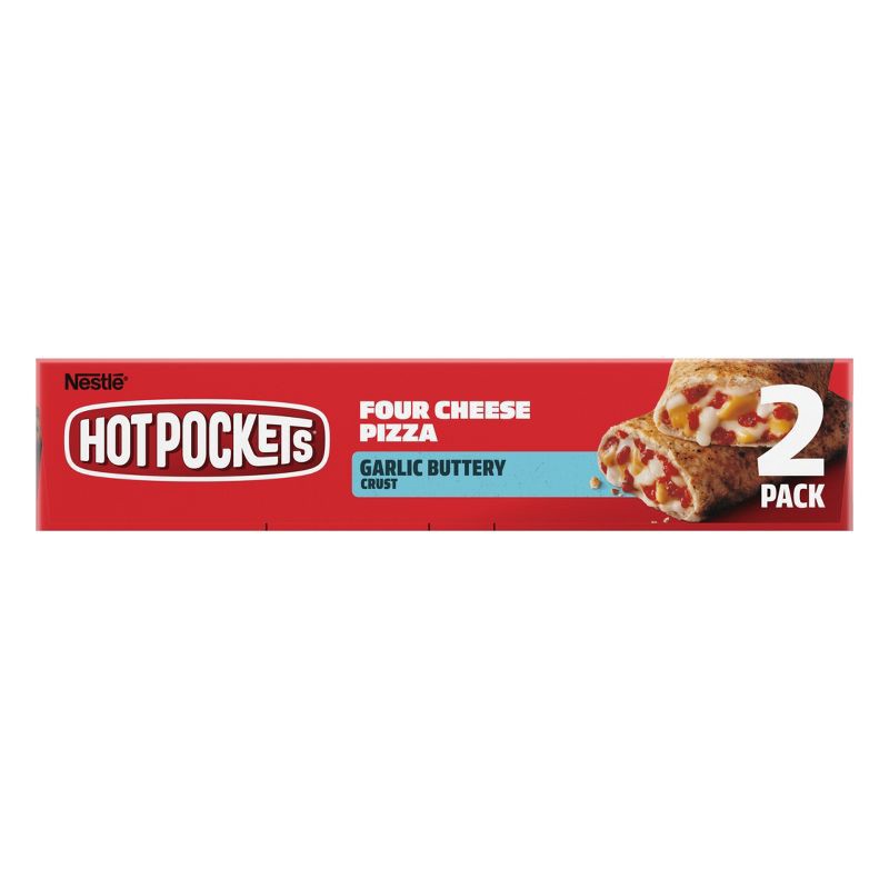 slide 3 of 11, Hot Pockets Four Cheese Pizza Frozen Snacks - 8.5oz/2pk, 8.5 oz, 2 ct