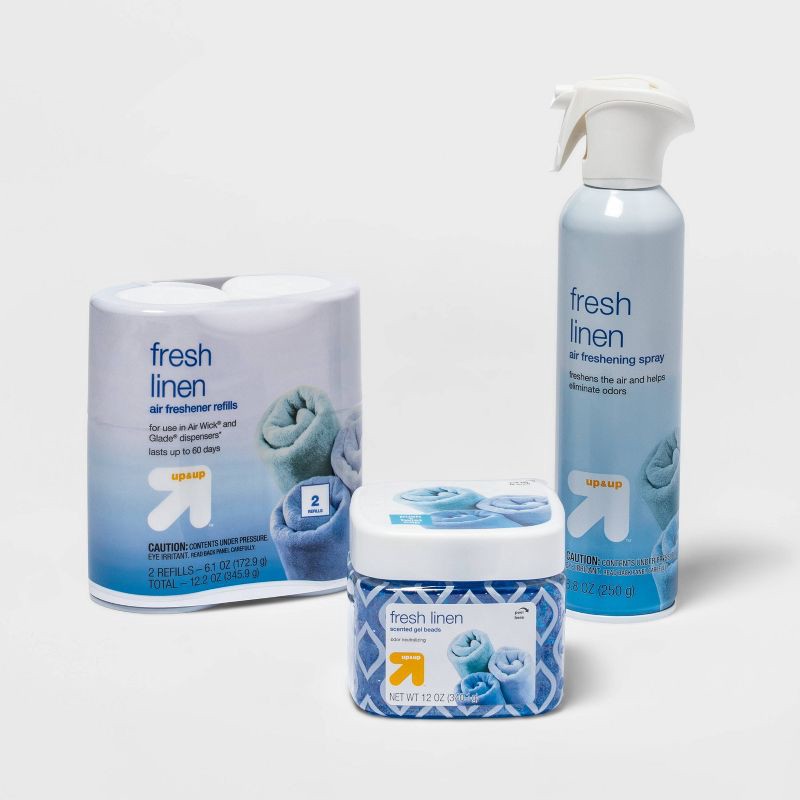 slide 3 of 3, Scented Gel Beads Air Freshener - Fresh Linen - 12oz - up&up™, 12 oz