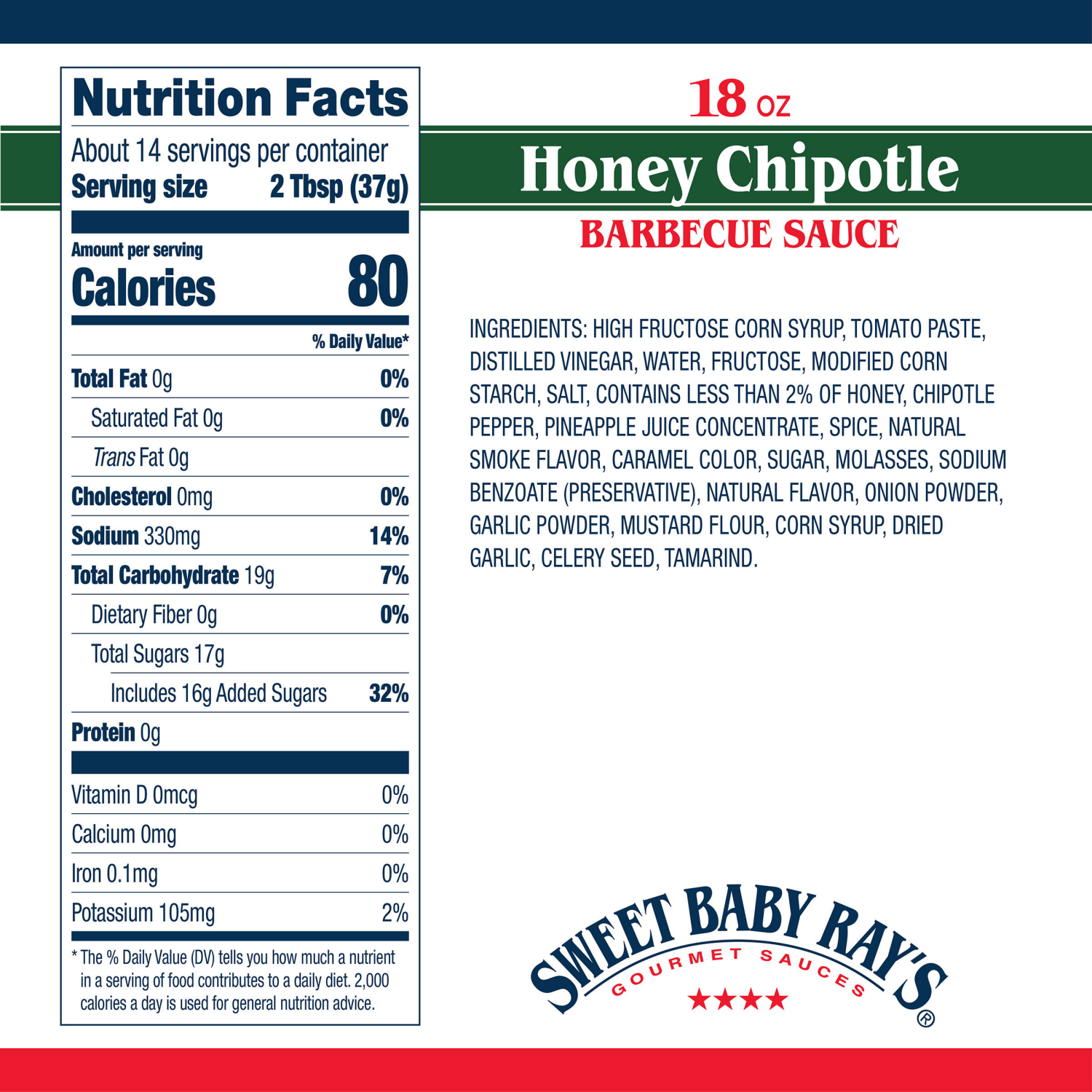 slide 3 of 8, Sweet Baby Ray's Sweet Baby Rays Honey Chipotle Barbecue Sauce 18 oz, 18 oz