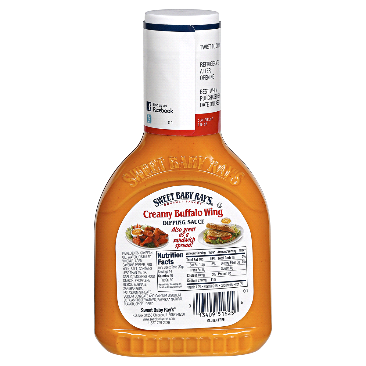 slide 2 of 2, Sweet Baby Ray's Creamy Buffalo Wing Dipping Sauce, 14 fl oz