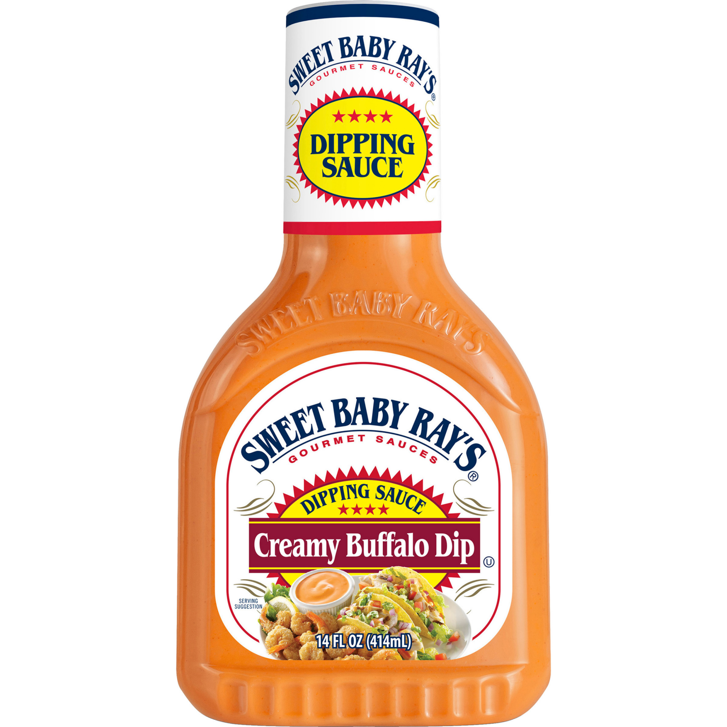 slide 1 of 4, Sweet Baby Ray's Creamy Buffalo Wing Dipping Sauce, 14 fl oz