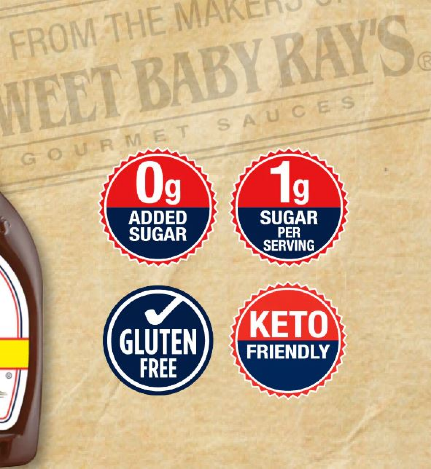 slide 7 of 8, Sweet Baby Ray's No Sugar Added Original Barbecue Sauce, 18.5 oz