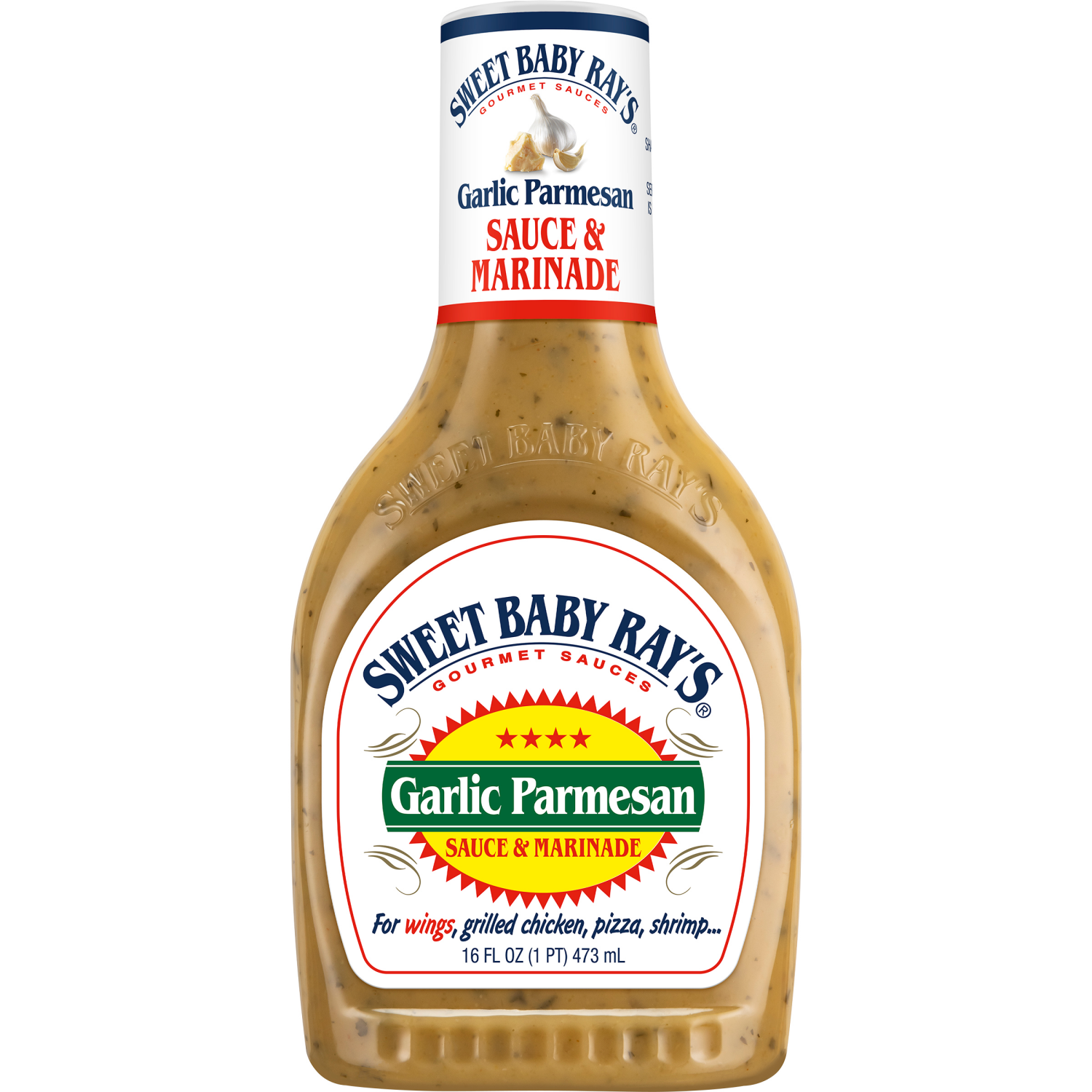 slide 1 of 7, Sweet Baby Ray's Garlic Parmesan Sauce, 16 fl oz