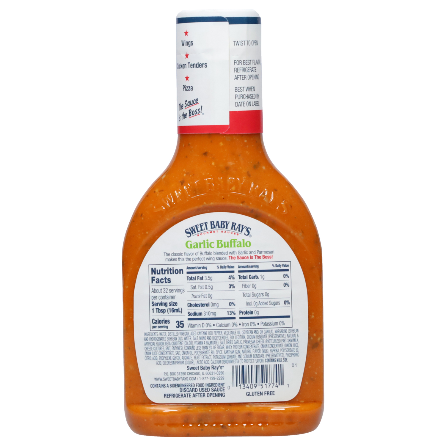 slide 2 of 2, Sweet Baby Ray's Garlic Buffalo Wing Sauce 16 fl oz, 16 fl oz