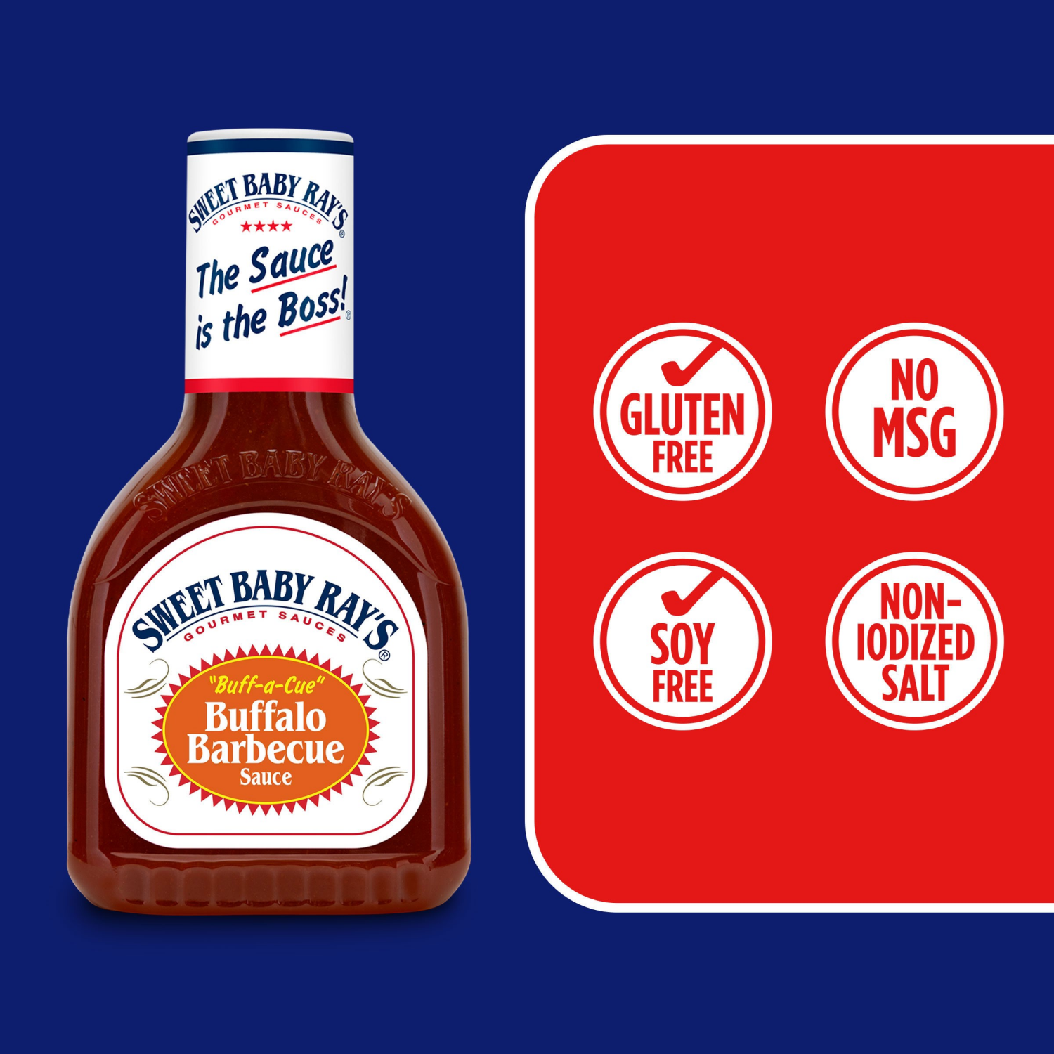 slide 4 of 7, Sweet Baby Ray's Buffalo Barbecue Sauce 18 oz, 18 oz