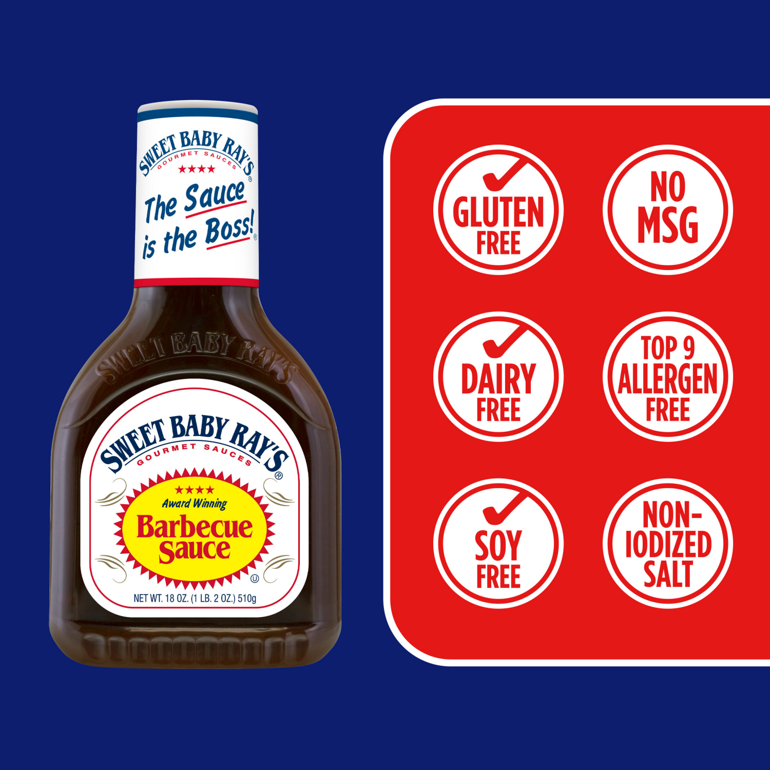 slide 4 of 8, Sweet Baby Ray's Barbecue Sauce 18 oz, 18 oz