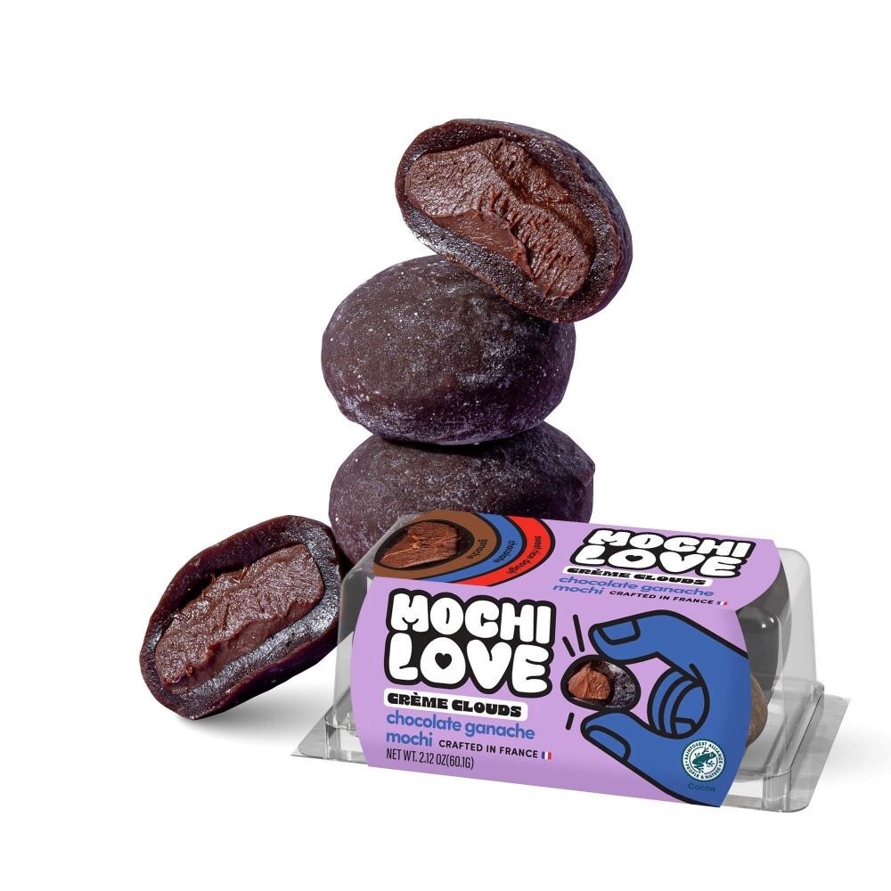 slide 1 of 1, Mochi Love Chocolate Ganache Mochi, 2 oz