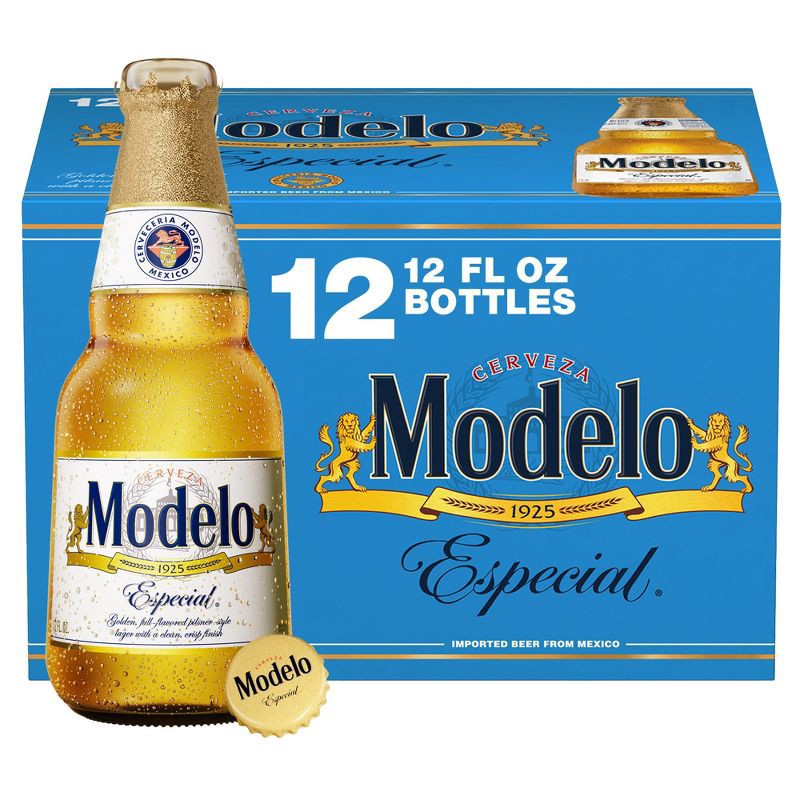 slide 1 of 11, Modelo Especial Lager Beer - 12pk/12 fl oz Bottles, 12 ct; 12 fl oz