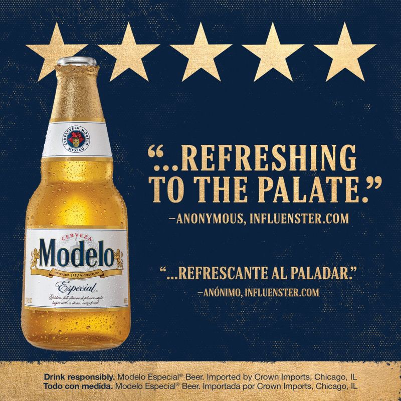 slide 8 of 11, Modelo Especial Lager Beer - 12pk/12 fl oz Bottles, 12 ct; 12 fl oz