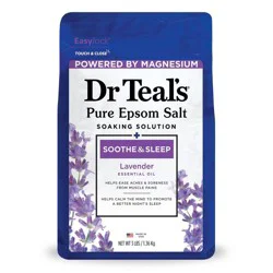 Dr Teal's Epsom Salt Magnesium Soak - Soothe & Sleep with Lavender - 3 lbs