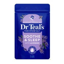 Dr Teal's Epsom Salt Magnesium Soak - Soothe & Sleep with Lavender - 3 lbs