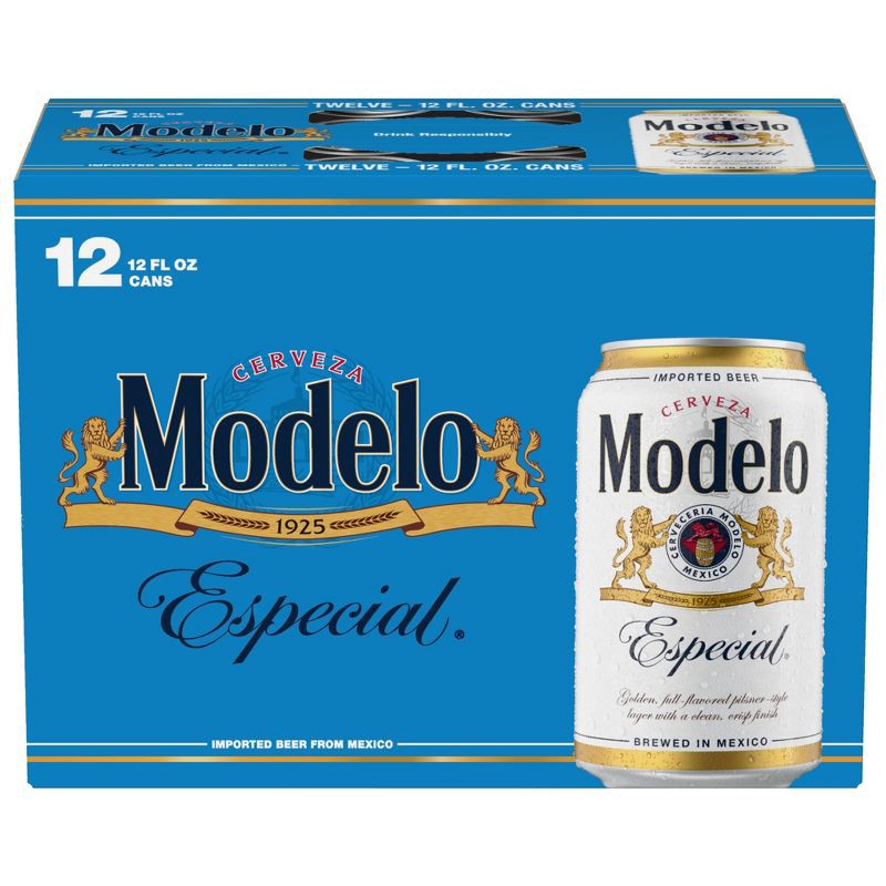 slide 2 of 8, Modelo Especial Lager Beer - 12pk/12 fl oz Cans, 12 ct; 12 fl oz
