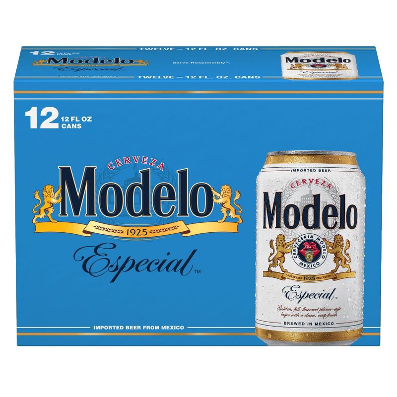 slide 10 of 11, Modelo Especial Lager Beer - 12pk/12 fl oz Cans, 12 ct; 12 fl oz