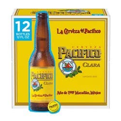 Pacifico Clara Lager Beer - 12pk/12 fl oz Bottles