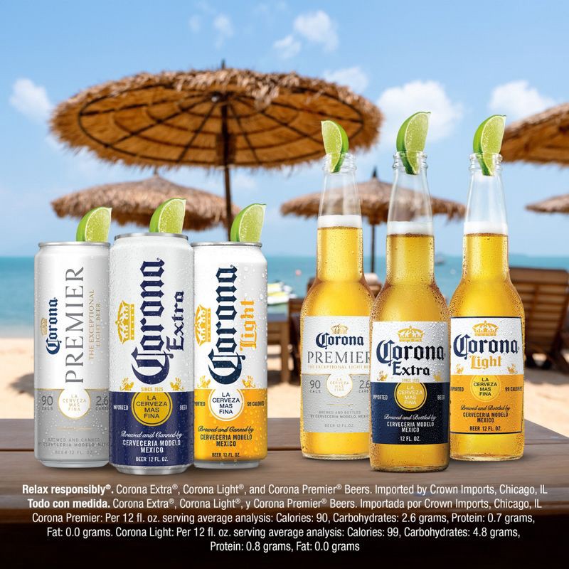 slide 6 of 9, Corona Extra Lager Beer - 6pk/12 fl oz Bottles, 6 ct; 12 fl oz