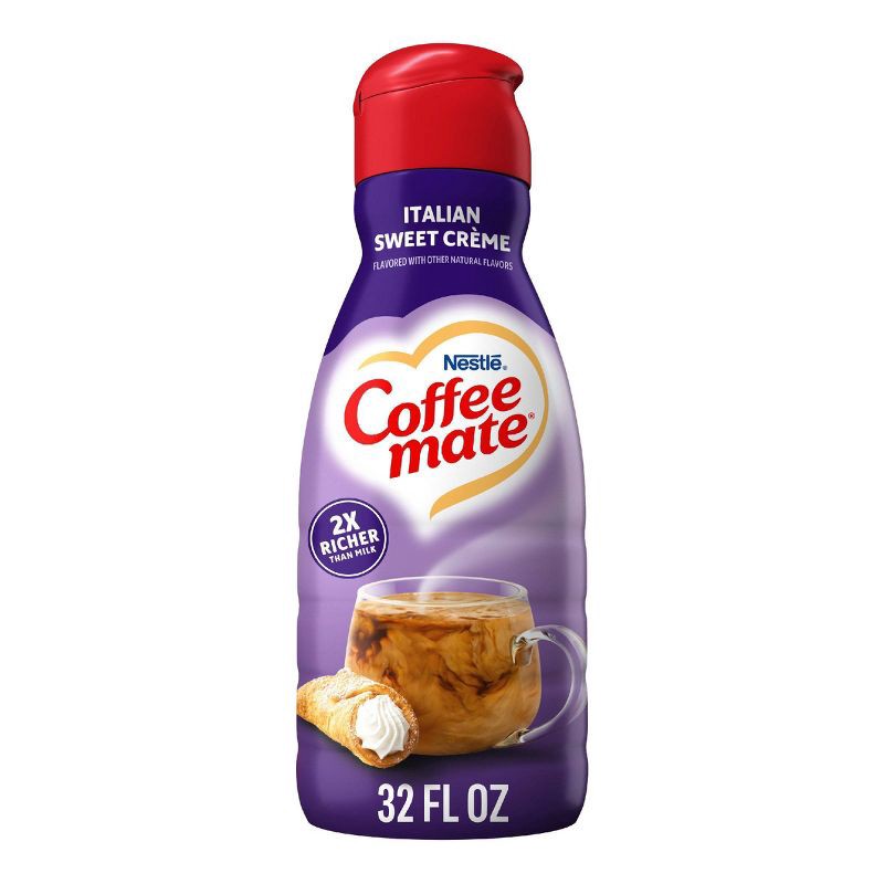 slide 1 of 10, Coffee mate Italian Sweet Crème Coffee Creamer - 32 fl oz (1qt), 32 fl oz, 1 qt