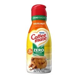 Coffee mate Zero Sugar Hazelnut Coffee Creamer - 32 fl oz (1qt)