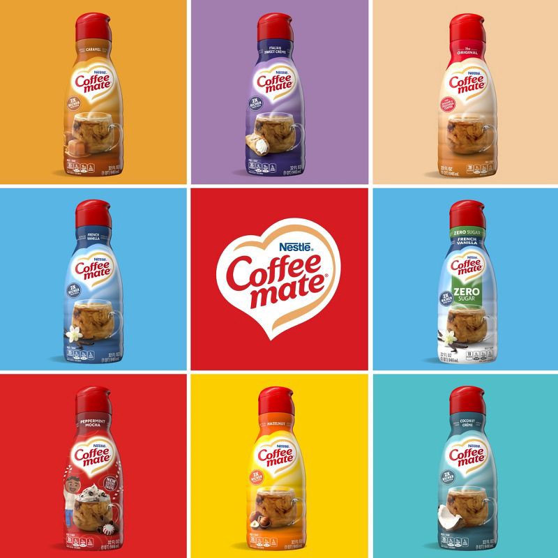 slide 5 of 12, Coffee mate French Vanilla Coffee Creamer - 64 fl oz (2qt), 64 fl oz, 2 qt