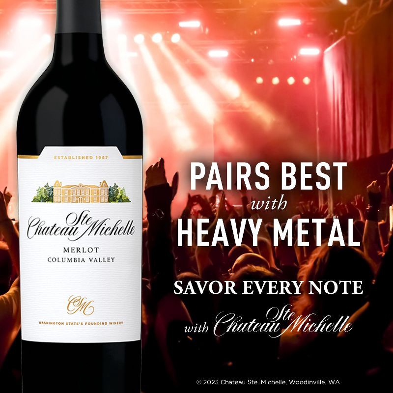 slide 5 of 7, Chateau Ste Michelle Chateau Ste. Michelle Merlot Red Wine - 750ml Bottle, 750 ml
