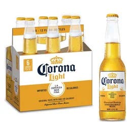 Corona Light Lager Beer - 6pk/12 fl oz Bottles