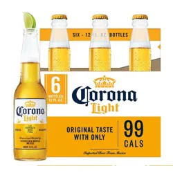Corona Light Lager Beer - 6pk/12 fl oz Bottles