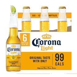 Corona Light Lager Beer - 6pk/12 fl oz Bottles