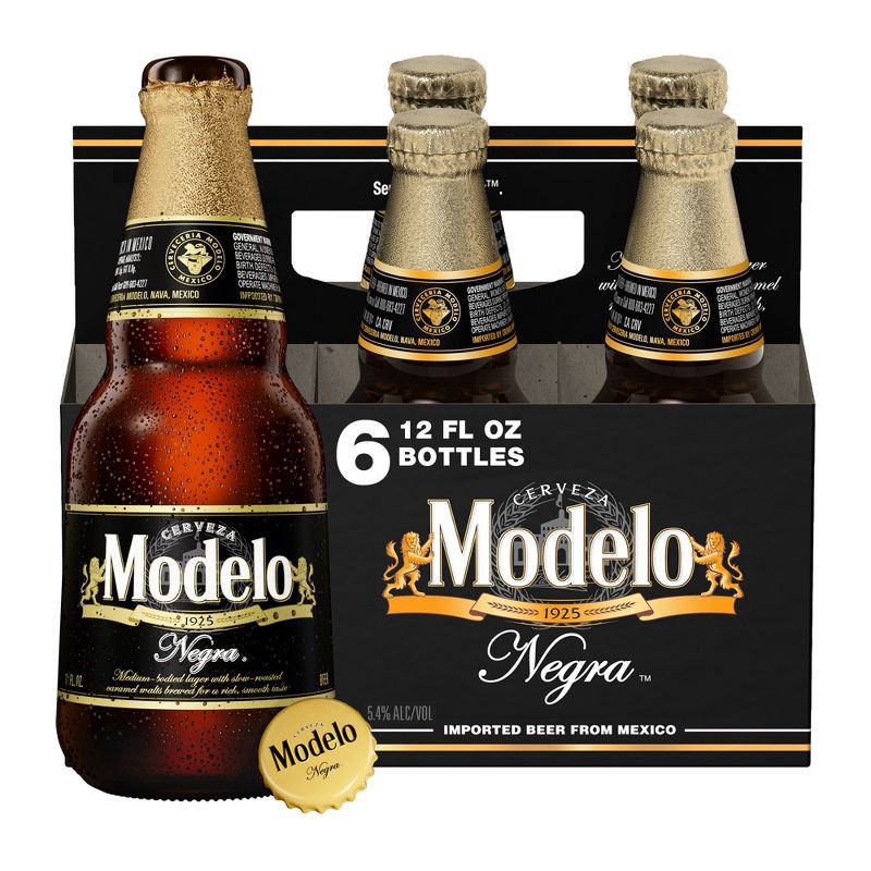 slide 1 of 7, Negra Modelo Modelo Negra Beer - 6pk/12 fl oz Bottles, 6 ct; 12 fl oz