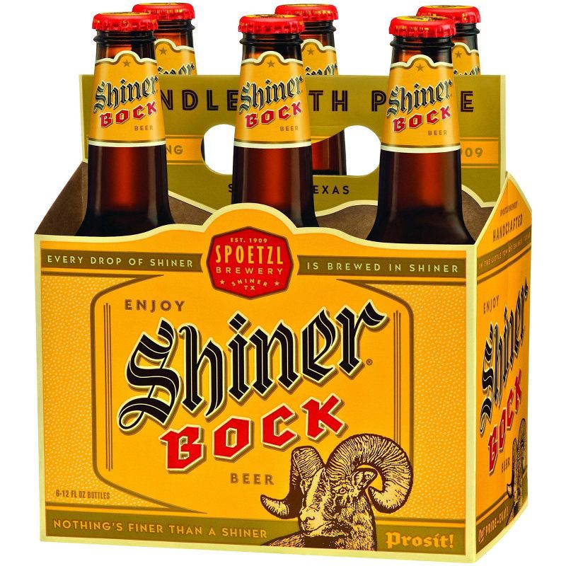 slide 10 of 11, Shiner Bock Beer - 6pk/12 fl oz Bottles, 6 ct; 12 fl oz